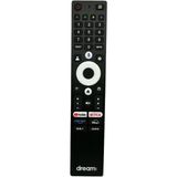 Dreamstar Android LED Tv Kumandası Orjinal Ses Komutsuz - Siyah
