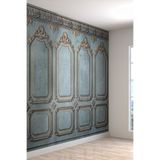dreamwall 3 Boyutlu Duvar Kağıdı Vintage Altın Çerçeve Görünümlü Duvar En X Boy