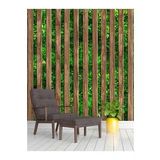 Dreamwall Bahçe Ahşap Lambri Çit Desenli Isı Ve Ses Yalıtımlı Sağlıklı Tekstil Duvar Kağıdı