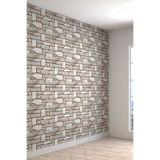 dreamwall Duvar Kağıdı Taş Duvar Desenli Silinebilir Tekstil Duvar Kağıdı