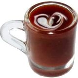 Dreamxue Minyatür Kahve Fincanları Model Bebek Evi Süs Bebek Evi Dekorasyon Mini Dekor Bebek Ev Aksesuarları Erkek Kız Çocuk Kadın Arkadaşlar için Noel Doğum Günü Hediyeleri