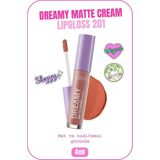 Dreamy Matte Cream Lipgloss Mat Görünümlü Dudak Parlatıcısı - 201 Choose Love - Nude - Choose Love Nude