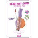 Dreamy Matte Cream Lipgloss Mat Görünümlü Dudak Parlatıcısı - 207 Angelic - Nude