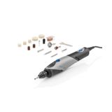 Dremel 2050 Stylo+ çok amaçlı alet 9 W set (15 aksesuar, değişken devir ayarı 22.000 devir/dakikaya kadar gravür ve diğer yaratıcı görevler için, cam, ahşap, deri, taş) karton ambalaj