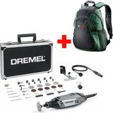 Dremel 3000-3 /45 130 W Elektrikli Çok Amaçlı El Motoru 45 Parça ile Bosch Sırt Çantası Hediye - F0133000VF
