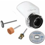 Dremel 550 Konfor Koruma Bağlantı Parçası, Toz Parçaları ve Kıvılcımlara Karşı Koruma, 4'lü