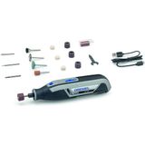 Dremel 7760 Lite Akülü Çok Amaçlı El Motoru, 15 Aksesuarlı - Siyah