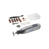 DREMEL 8150 Çok Amaçlı El Motoru (8150-20) | LED ön ışıklı döner alet, 20 dinleme parçası, 33.000 devir/dakika kesme, gravür, 3D baskı parçalarının zımparalanması için