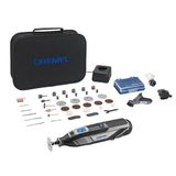 Dremel 8240 Akülü Çok Amaçlı El Motoru, 12V 2Ah Lithium-Ion Akü, 5.000 35.000 dev/dak, 3 Bağlantı Parçalı, 45 Aksesuarlı