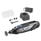Dremel 8240 Akülü Çok Amaçlı El Motoru, 12V 2Ah Lithium-Ion Akü, 5.000 35.000 dev/dak, 5 Aksesuarlı