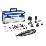 Dremel 8240 Akülü Çok Amaçlı El Motoru, 12V 2Ah Lithium-Ion Akü, 5.000 35.000 dev/dak, 5 Bağlantı Parçalı, 65 Aksesuarlı