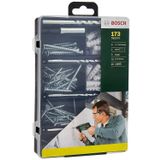 Dremel Bosch 2607019511 sabitleme için komple set, 173 adet, 4 uç