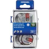Dremel Ez728-01 Ez Kilit Döner Alet Kesme Diskleri Aksesuar Kiti, Plastik, Metal Ve İnce Kesimler Iç