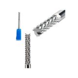 Dremel Fayans Kesme Ucu 2.4mm Karbür Tungsten Uç Tarzı Rotary Makineleri Için Derz Matkap Ucu 3.17mm Sap