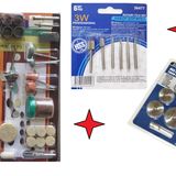 Dremel Proxxon için 105 parça gravür zımpara kesici disk polisaj kalıpçı parçaları ahşap metal Disk