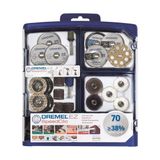 Dremel (Sc725) 70 Parça Speedclic Çok Amaçlı Aksesuar Seti Hızlı Değiştirme Özelliği ile Kolay Kullanım
