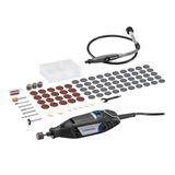 DREMEL,Bosch, 3200 Çok Amaçlı El Motoru, 130 W, F0133200JA, 90 Aksesuarlı, Siyah