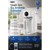 Dreo Tezgâh Üstü Su Arıtma Sistemi, Sgs Testli 7’si 1 Arada Filtre, Anlık Tds ve Filtre Ömrü Takibi, Otomatik Dolum, Kendi Kendini Temizleme, 5 L Hazne, Bpa Içermez, 2 Sürahili Kompakt Tasarım.