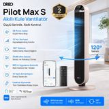 Dreo Ultra Akıllı Kule Tipi Vantilatör – 42 Inç, 120° Geniş Salınım, 28 Ft/s Güçlü Hava Akışı, 25 Db Ultra Sessiz Çalışma, Wi-Fi Uygulama Kontrolü, Alexa & Google Assistant Destekli Premium Fan