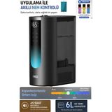 DREO Wifi Kontrollü Akıllı Nemlendirici 6 Litre Sıcak ve Soğuk Buharlı Sessiz Buhar Makinesi - Siyah