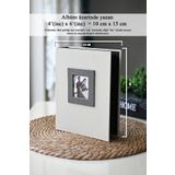 Dressy Home 10x15 100 lük Koton Fotoğraf Albümü - 10x15 cm ebatında 100 adet Fotoğraf alır.