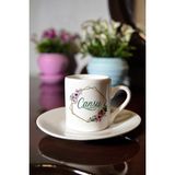 Dressy Home Cansu Yazlı Kahve Fincanı. Isimli Kahve Fincanı - Baskılı Fincan - Hediyelik Fincan