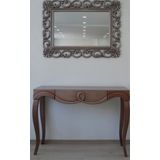 Dresuar 12920 St Avangart Aslan Cnc Model Kayın Eskitme Gri Ayak Mdf Nakış Ayna