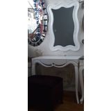 Dresuar 13195 Cnc Kabartm Model Dalga Ayna Çerçeve Kayın Aslan Ayak Beyaz Lake