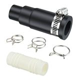 Dreyoo InSinkErator Evrensel Çöp Atma Konektörü ile Uyumlu 2 PAKET Bulaşık Makinesi Konnektör Kiti 1 Giriş Konektörü, 1 Hortum Kelepçesi ve 3 Yay Kelepçesi (2 Set)