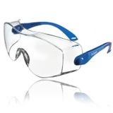 Dräger X-Pect 8120 Emniyet Gözlüğü | Gözlük Takıcılar için Ayarlanabilir Gözlük | İnşaat Alanları, Laboratuvarlar, Atölyeler ve Bisiklet için | Işık, Şeffaf ve Çizilmeye Dayanıklı | 3'lü Paket