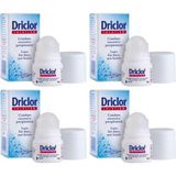 Driclor Pudrasız Roll-on Unisex Antiperspirant Deodorant 20 ml x 4 Ekonomik Paket – Etkili Terleme Kontrolü