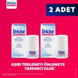 Driclor Roll-On 20 ml Kokusuz Antiperspirant Deodorant 2'li Paket Kadın ve Erkek Kullanımı İçin