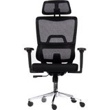 Drift Gaming Fileli Hareketli Başlıklı Ergonomik Ofis ve Çalışma Koltuğu - Siyah