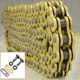 Drift L 125 ,Mh Drift,Cg Uyumlu Teker Zinciri 428 /128 Bakla Oringli Gold Zincir-Arasmoto
