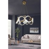 Drift Modeli Modern Sarkıt LED Avize - Gold - 1