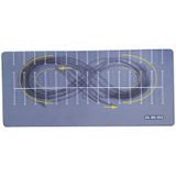 Drift Park Pisti Mouse Pad 90x40 cm Büyük Boy Kaymaz Tabanlı Masa Matı (Gaming & Ofis)
