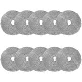Driftwood Lydsto W2 Robot Süpürgeler Için 10 Adet Paspas Bezi Yedek Parça Yuvarlak Paspas Yedek Aksesuarlar (Yurt Dışından)