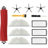 Driftwood Xiaomi Roborock Q7 / Q7+ Q7 Max / Q7 Max+ Plus Elektrikli Süpürge Yedek Parçaları Ana Yan Fırça Filtreleri Için Aksesuarlar (Yurt Dışından)