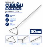 Drigalski Çubuğu Spatül 30 cm - Hücre Yayıcı - Paslanmaz Çelik Spatula