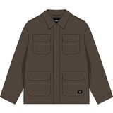 Drill Chore Nylon Jacket Erkek Kahverengi Mont - VN000P78