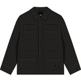 Drill Chore Nylon Jacket Erkek Siyah Mont - VN000P78