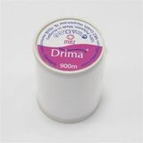 Drima Dikiş İpliği %100 Polyester Dayanıklı 900 mt Beyaz Renkli Çok Yönlü Kullanım