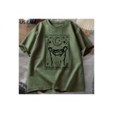 Drippy Benim Feral dönemi rakun T Shirt mistik ratshirt Tshirt Tarot kart baskı T-shirt yaz pamuk kı