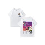 Drippy Rapçi Kanye West mezuniyet müzik albümü grafik T Shirt erkek kadın Hip Hop streetwear gevşek