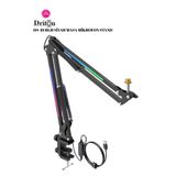 DRİTON DS-10S SİYAH PRO RGB Profesyonel Oyuncu ve Yayıncı Mikrofon Masa Standı