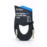 DRİTON LX-EN LX-194 5 METRE SES VE IŞIK SİSTEMİ 6.3 MONO - 6.3 MONO JACK KABLO