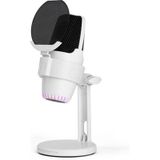 DRİTON Mv-9 BEYAZ Rgb Usb Oyuncu Yayıncı Ve Podcast Için Uyumlu Condenser Mikrofon