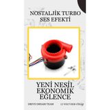 DRİVE DREAM Akü Uyumlu Elektrikli Çuff Çuff Ses Modülü Turbo Benzer Sesli