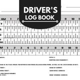Driver log book: A Simple & Compliant Log for Truck Drivers to Track Mileage, Fuel, and Duty Status
