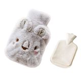 Drizzle Klasik Kauçuk Sıcak Su Şişesi - 1 L Koala Peluş Kılıf - Ağrıyı Giderme, Baş Ağrısı Krampları ve Kış Sıcaklığı İçin Uygun